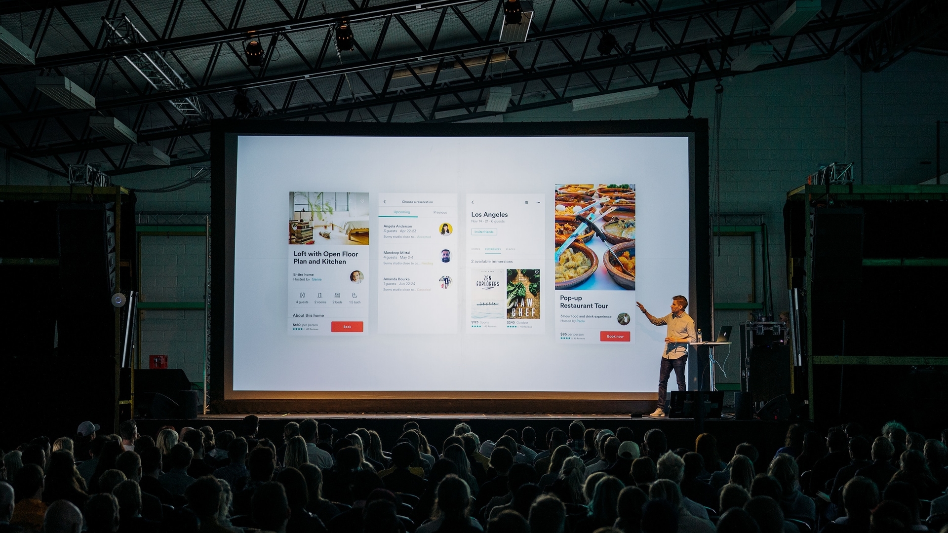 Uma apresentação de diapositivos